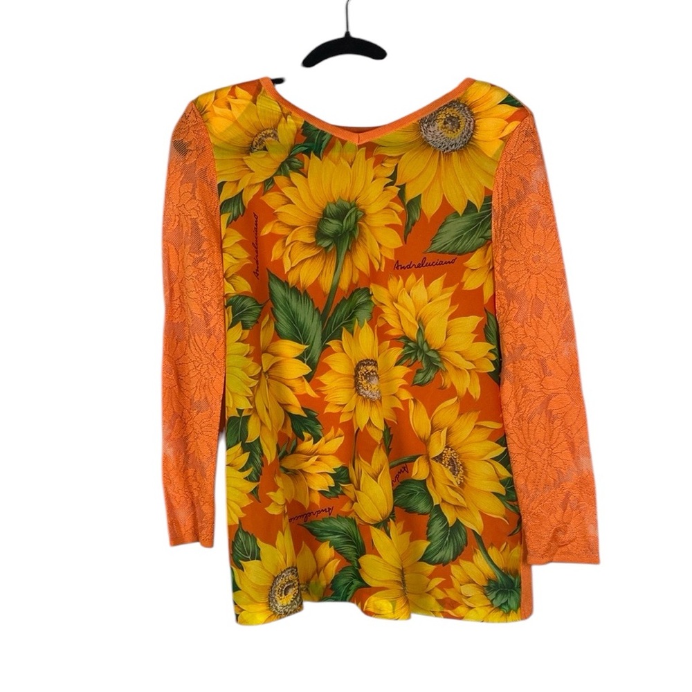andre luciano sunflower top